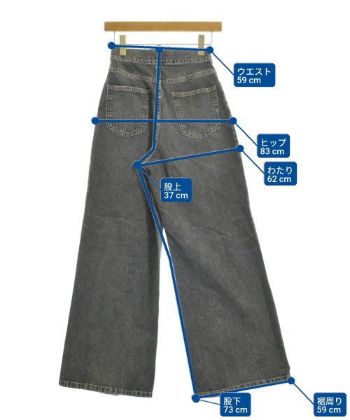 JOHN LAWRENCE SULLIVAN（ジョンローレンスサリバン）デニムパンツ グレー サイズ:S レディース/2200654217016