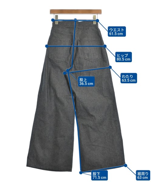 JOHN LAWRENCE SULLIVAN（ジョンローレンスサリバン）デニムパンツ 黒 サイズ:S レディース/2200663476046