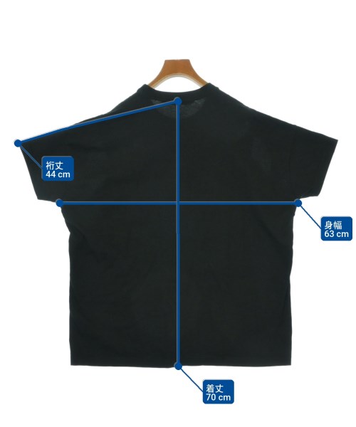 JOHN LAWRENCE SULLIVAN（ジョンローレンスサリバン）Tシャツ・カットソー 黒 サイズ:XS レディース/2200723089179