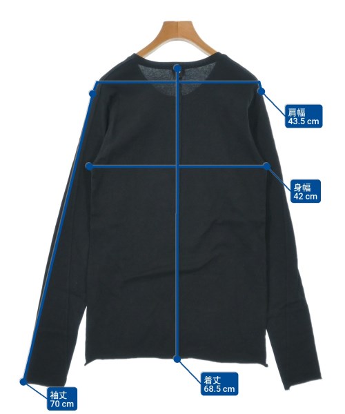 wjk（ダブルジェイケイ）Tシャツ・カットソー 黒 サイズ:M レディース/2200647827017