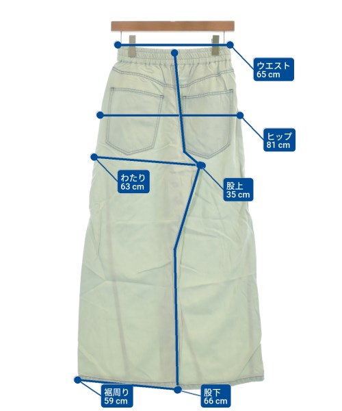 ADAM ET ROPE（アダムエロペ）デニムパンツ 青 サイズ:36(S位) レディース/2200620744034