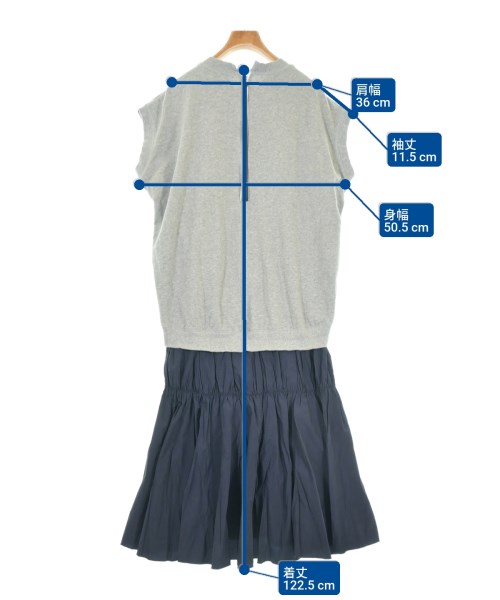 ADAM ET ROPE（アダムエロペ）ワンピース グレー サイズ:F レディース/2200620744126