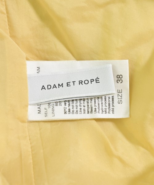 ADAM ET ROPE（アダムエロペ）スラックス 黄 サイズ:38(M位) レディース/2200632481019