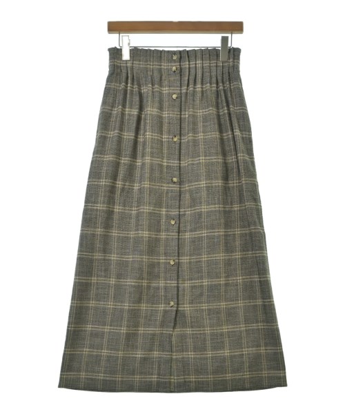 ADAM ET ROPE(アダムエロペ)ロング・マキシ丈スカート グレー サイズ:38(M位)/2200638737028