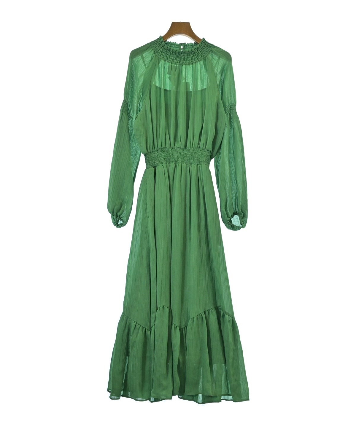 ADAM ET ROPE（アダムエロペ）ワンピース 緑 サイズ:F レディース