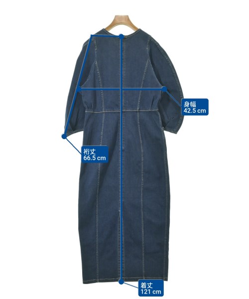 ADAM ET ROPE（アダムエロペ）ワンピース 紺 サイズ:F レディース/2200639987033