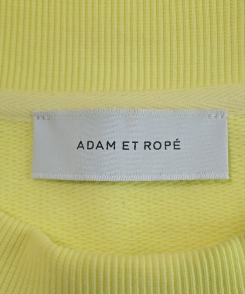 ADAM ET ROPE（アダムエロペ）スウェット 黄 サイズ:F レディース/2200629893030