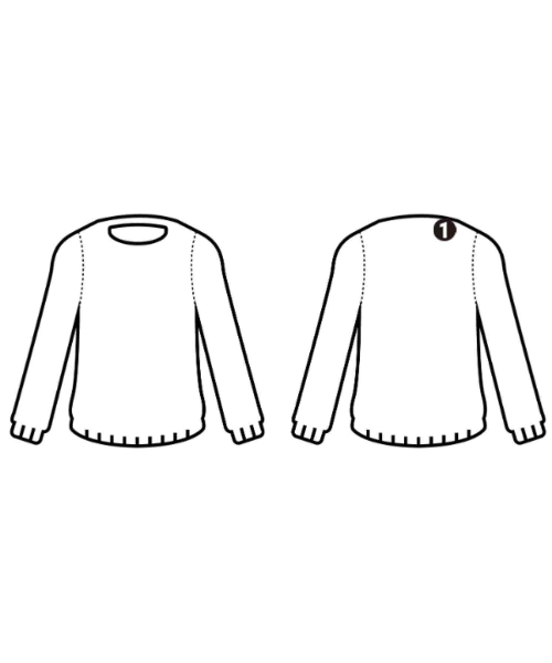 ADAM ET ROPE（アダムエロペ）ニット・セーター 黒 サイズ:38(M位) レディース/2200631857020