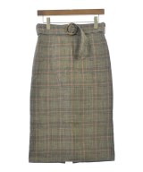 ADAM ET ROPE（アダムエロペ）ロング・マキシ丈スカート 茶 サイズ:38(M位) レディース/2200640341039