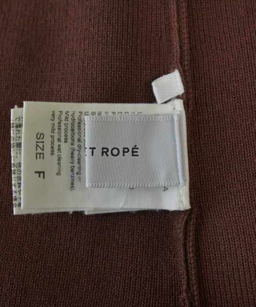 ADAM ET ROPE（アダムエロペ）ベスト/ノースリーブ 茶 サイズ:F レディース/2200630482094