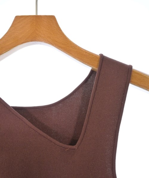 ADAM ET ROPE（アダムエロペ）ベスト/ノースリーブ 茶 サイズ:F レディース/2200630482094