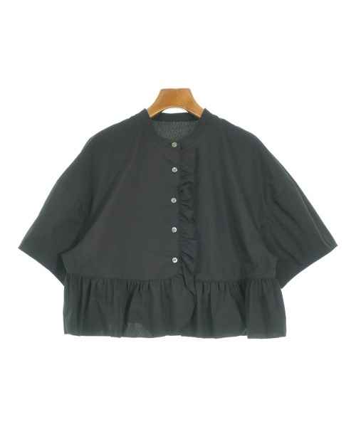 ADAM ET ROPE(アダムエロペ)カジュアルシャツ 黒 サイズ:F/2200643440111