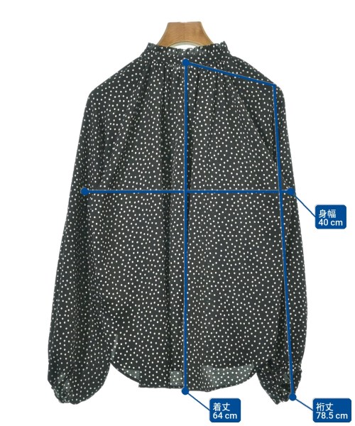 ADAM ET ROPE（アダムエロペ）カジュアルシャツ 黒 サイズ:F レディース/2200643841246