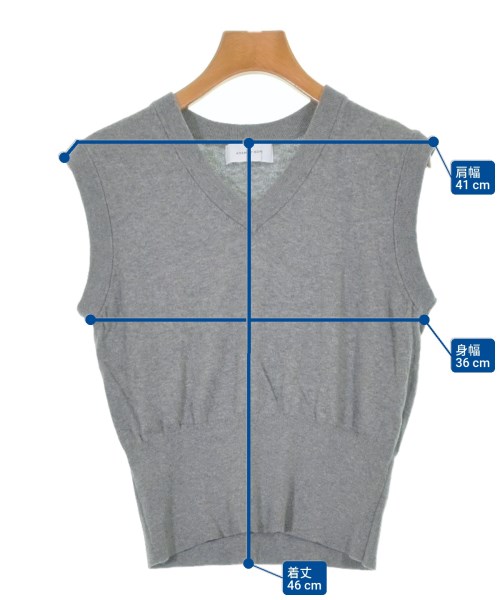 ADAM ET ROPE（アダムエロペ）ニット・セーター グレー サイズ:F レディース/2200623164099