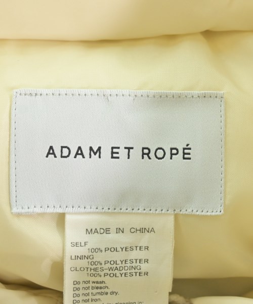 ADAM ET ROPE（アダムエロペ）ダウンジャケット/ダウンベスト ベージュ サイズ:F レディース/2200613594011