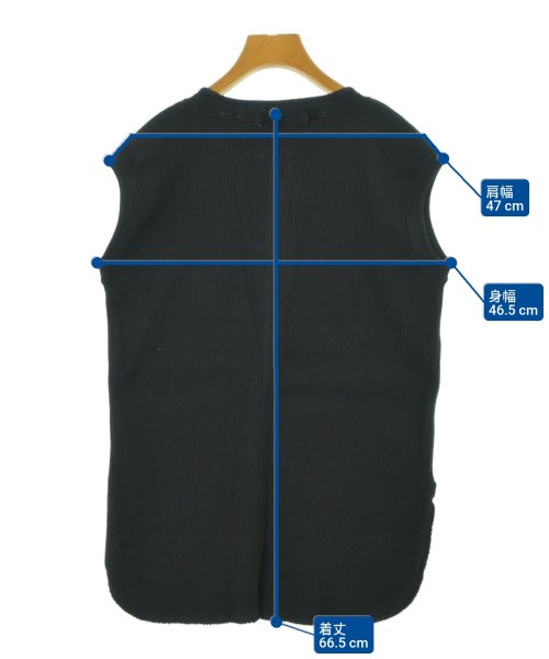 ADAM ET ROPE（アダムエロペ）タンクトップ 黒 サイズ:F レディース/2200624657101