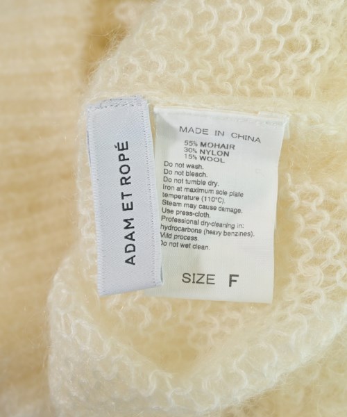 ADAM ET ROPE（アダムエロペ）ニット・セーター 白 サイズ:F レディース/2200626434021