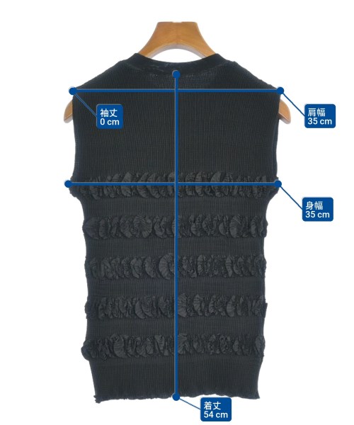 ADAM ET ROPE（アダムエロペ）ノースリーブ 黒 サイズ:F レディース/2200628279033