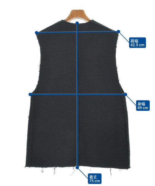 ADAM ET ROPE（アダムエロペ）ベスト 黒 サイズ:F レディース/2200617111054