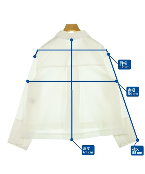 ADAM ET ROPE（アダムエロペ）カジュアルシャツ 白 サイズ:F レディース/2200618330096