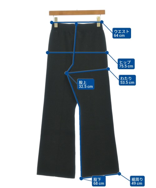 ADAM ET ROPE（アダムエロペ）スウェットパンツ 黒 サイズ:F レディース/2200605212060