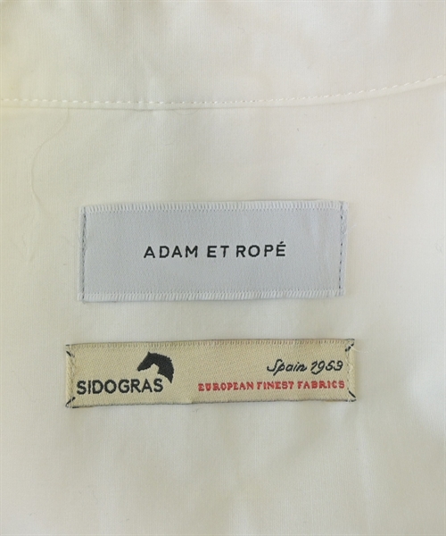 ADAM ET ROPE（アダムエロペ）カジュアルシャツ 白 サイズ:F レディース/2200608293073