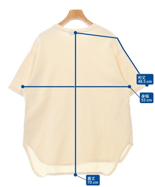 ADAM ET ROPE（アダムエロペ）Tシャツ・カットソー 白 サイズ:F レディース/2200613327039