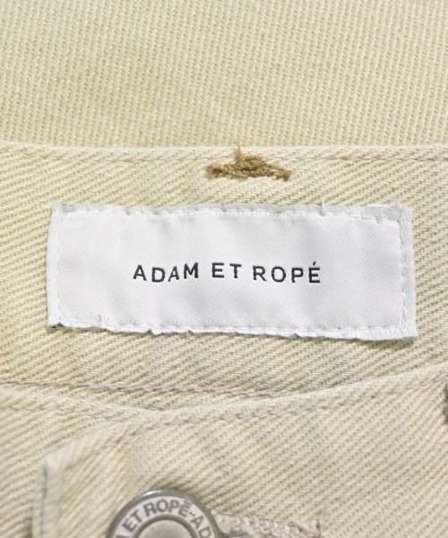 ADAM ET ROPE（アダムエロペ）デニムパンツ ベージュ サイズ:34(XS位) レディース/2200609876015