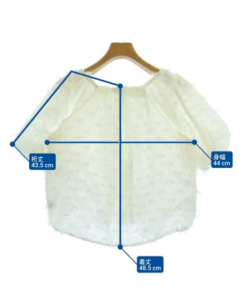 ADAM ET ROPE（アダムエロペ）ブラウス 白 サイズ:F レディース/2200614399103