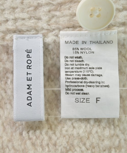 ADAM ET ROPE（アダムエロペ）ニット・セーター ベージュ サイズ:F レディース/2200618174072