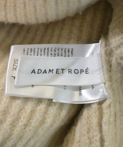ADAM ET ROPE（アダムエロペ）ニット・セーター ベージュ サイズ:F レディース/2200615880020
