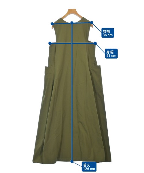 ADAM ET ROPE（アダムエロペ）ワンピース カーキ サイズ:F レディース/2200615524016