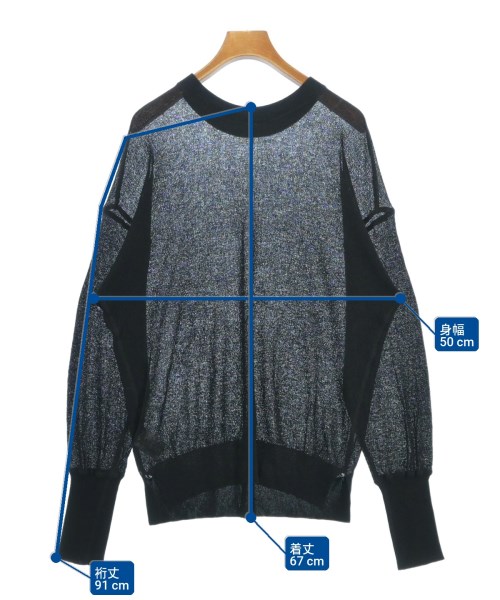 ADAM ET ROPE（アダムエロペ）ニット・セーター 黒 サイズ:F レディース/2200619748050