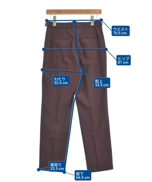 ADAM ET ROPE（アダムエロペ）スラックス 赤 サイズ:38(M位) レディース/2200609835081