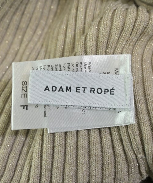 ADAM ET ROPE（アダムエロペ）ニット・セーター ベージュ サイズ:F レディース/2200672381218