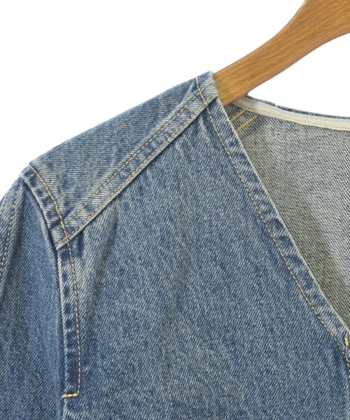 ADAM ET ROPE（アダムエロペ）ノーカラージャケット 青 サイズ:F レディース/2200669476026