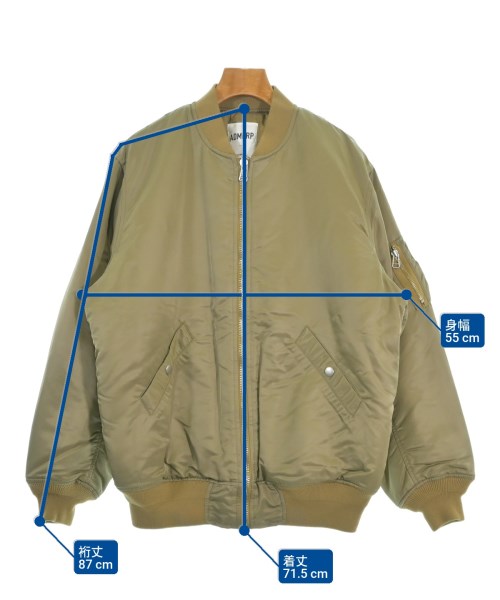 ADAM ET ROPE（アダムエロペ）ミリタリーブルゾン カーキ サイズ:0(XS位) レディース/2200669476217