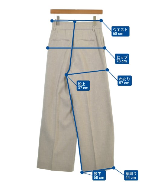 ADAM ET ROPE（アダムエロペ）スラックス ベージュ サイズ:36(S位) レディース/2200672530036