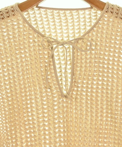 ADAM ET ROPE（アダムエロペ）ニット・セーター ベージュ サイズ:F レディース/2200674490093