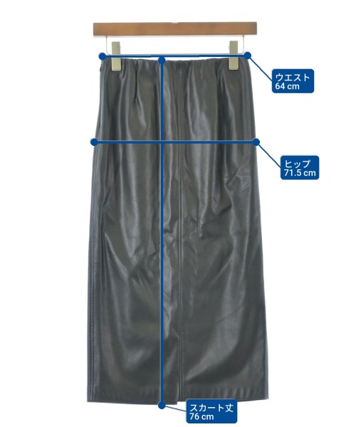 ADAM ET ROPE（アダムエロペ）ロング・マキシ丈スカート 黒 サイズ:36(S位) レディース/2200674692039