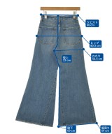 ADAM ET ROPE（アダムエロペ）デニムパンツ 青 サイズ:34(XS位) レディース/2200679574019