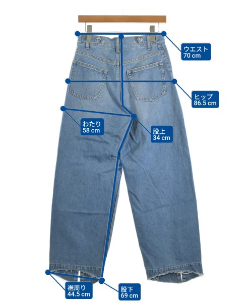 ADAM ET ROPE（アダムエロペ）デニムパンツ 青 サイズ:36(S位) レディース/2200681201132