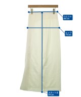 ADAM ET ROPE（アダムエロペ）ロング・マキシ丈スカート 白 サイズ:36(S位) レディース/2200677293059