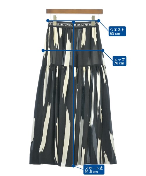 ADAM ET ROPE（アダムエロペ）ロング・マキシ丈スカート 黒 サイズ:F レディース/2200686698227