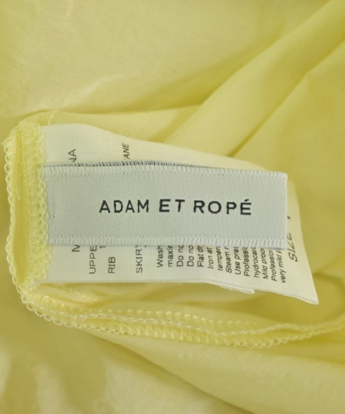 ADAM ET ROPE（アダムエロペ）ワンピース 黄 サイズ:F レディース/2200694880072