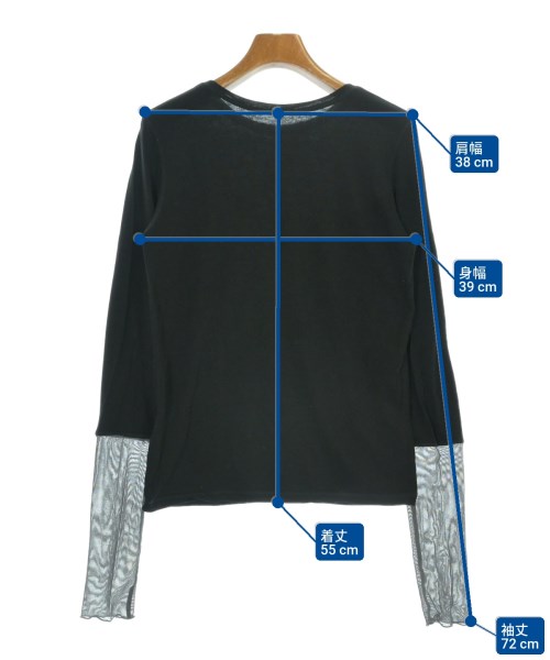 ADAM ET ROPE（アダムエロペ）Tシャツ・カットソー 黒 サイズ:-(S位) レディース/2200695671228
