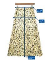 ADAM ET ROPE（アダムエロペ）ロング・マキシ丈スカート 黄 サイズ:F レディース/2200699148184