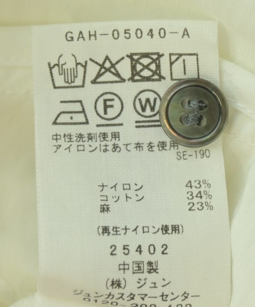 ADAM ET ROPE（アダムエロペ）ブラウス 白 サイズ:F レディース/2200697939104