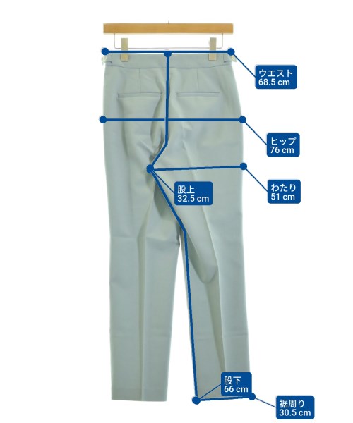 ADAM ET ROPE（アダムエロペ）スラックス 青 サイズ:36(S位) レディース/2200650491045