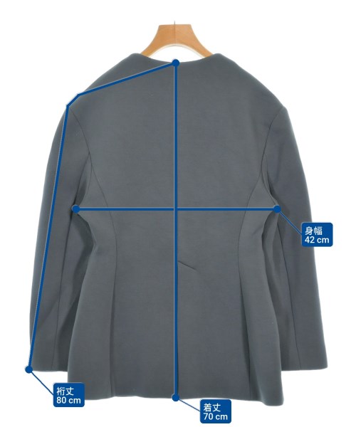 ADAM ET ROPE（アダムエロペ）カジュアルジャケット グレー サイズ:-(M位) レディース/2200642146069